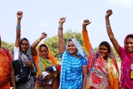 Steun vrouwelijk leiders in India met The Hunger Project - fotografie Anna Zhu